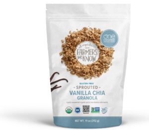 Granola Oat-Vanil-Chia Sprouted (OneDegree), 312g