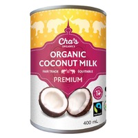 Coconut Milk Org (Cha's), 400ml
