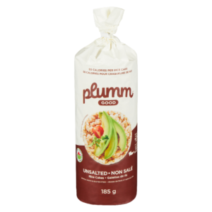 Rice Cakes Unsalted Org (Plumm), 185g