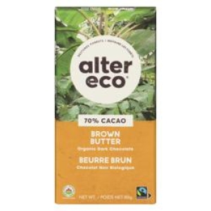 Choc Bar Brown Butter 70% (AlterE), 80g