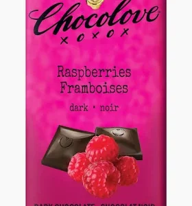 Choc Bar Dark Raspberries (Chocolove), 90g