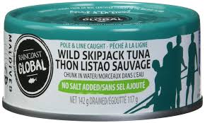 Tuna Wild Skipjack Unsltd (Raincoast), 142g