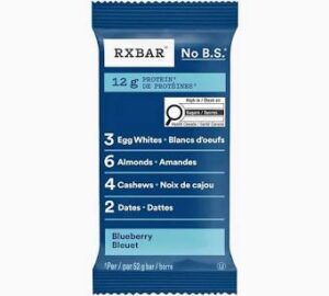Protein Bar Blueberry (Rx Bar), 52g